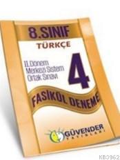 8.Sınıf Türkçe 2.Yarıyıl 4 Fasikül Deneme