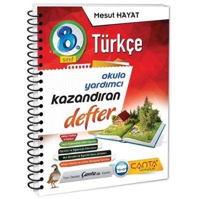 8. Sınıf Türkçe Kazandıran Defter