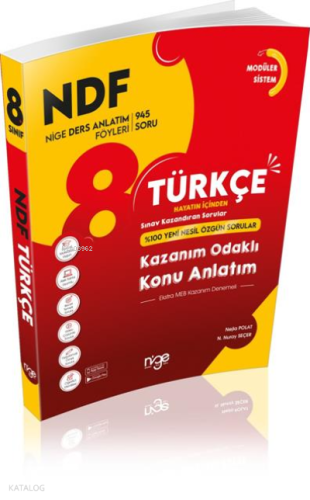 8.Sınıf Türkçe Nsb Nige Hafta Hafta Soru Bankası