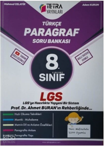 8. Sınıf Türkçe Paragraf Soru Bankası