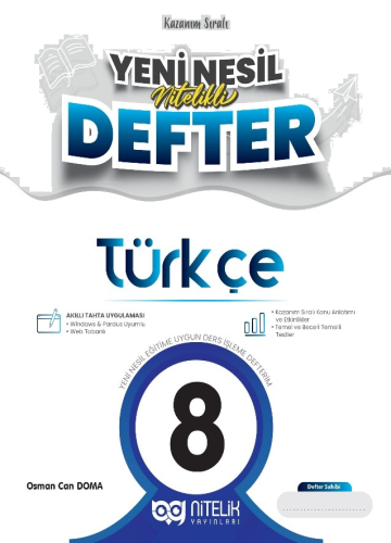 8.Sinif Türkçe Yeni Nesil Nitelikli Defter