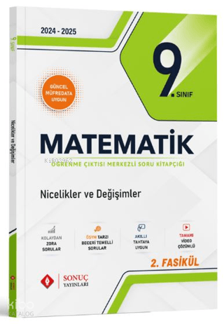 9. Sınıf Matematik Nicelikler ve Değişimler Soru Kitapçığı