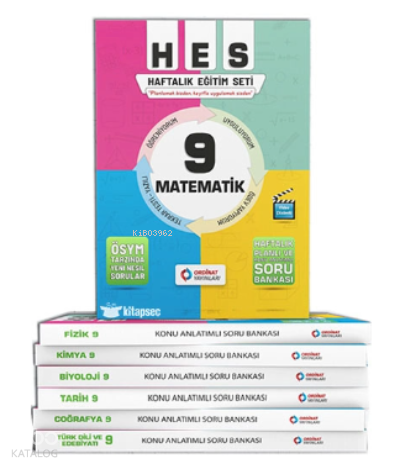 9. Sınıf Matematik Set ( Hes Serisi )
