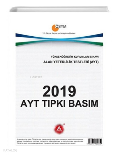 A Yayınları Ayt 2019 Çıkmış Sorular -2021