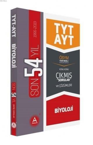 A Yayınları TYT AYT Biyoloji Son 54 Yıl Konu Konu Tamamı Çözümlü Çıkmış Sorular A