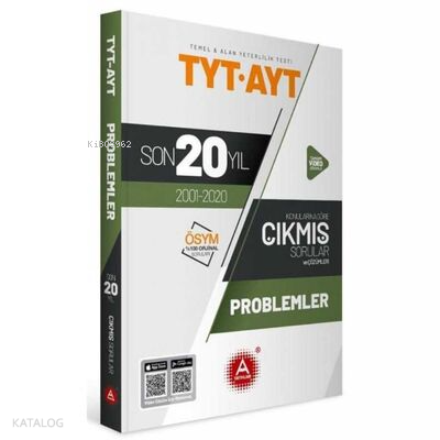 A Yayınları Tyt Ayt Problemler Son 20 Yıl Çıkm -2021