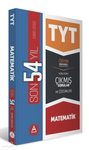 A Yayınları Tyt Mat.Son 54 Yıl Tam.Çöz.Konu Konu Çık.Sor.2020*