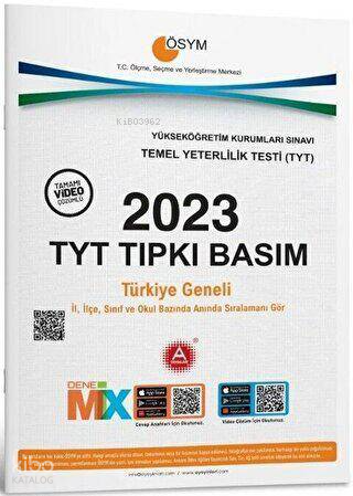 A Yayınları TYT Tıpkı Basım Çıkmış Sorular