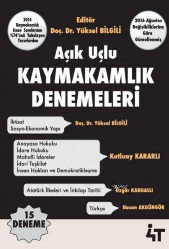Açık Uçlu Kaymakamlık Denemeleri
