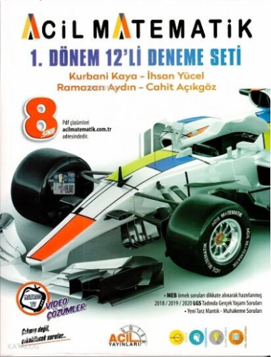 Acil 08.Sınıf Lgs 1.Dönem 12 Li Deneme