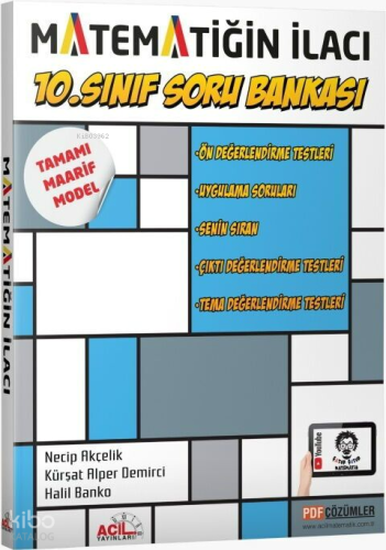 Acil Yayınları 10. Sınıf Matematiğin İlacı Soru Bankası