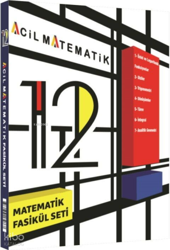 Acil Yayınları 12. Sınıf Matematik 6 Fasikül Set