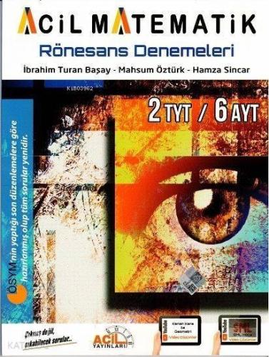 Acil Yayınları TYT AYT Acil Matematik Rönesans Denemeleri