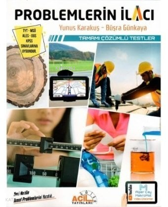 Acil Yayınları TYT MSÜ ALES DGS KPSS Problemlerin İlacı Tamamı Çözümlü Testler