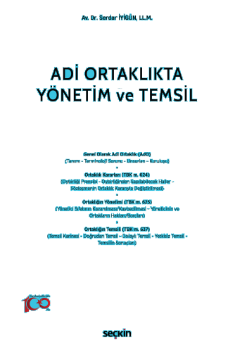 Adi Ortaklıkta Yönetim ve Temsil