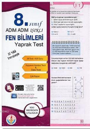 Adım Adım 8. Sınıf Fen Bilimleri Yaprak Test