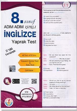 Adım Adım 8. Sınıf İngilizce Yaprak Test