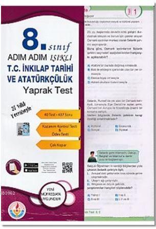 Adım Adım 8. Sınıf T.C. İnkılap Tarihi ve Atatürkçülük Yaprak Test