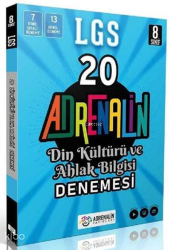 Adrenalin Yay. 8.Sınıf Din Kültürü Ve Ahlak Bilgisi 20 Branş Deneme