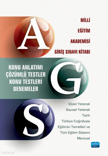 AGS - Milli Eğitim Akademisi Giriş Sınavı Kitabı - Konu Anlatımı - Çöz