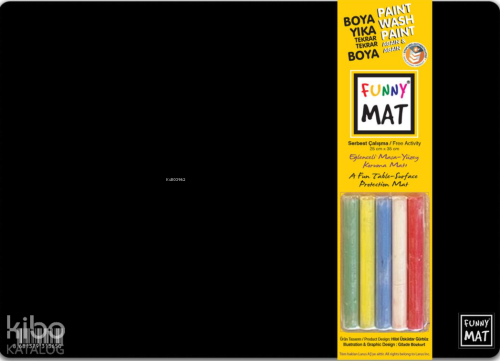 Akademi Çocuk Funny Mat Black (Tebeşirli) Serbest Çalışma
