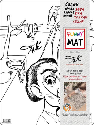 Akademi Çocuk Funny Mat - Dali