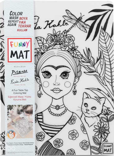 Akademi Çocuk Funny Mat - Frida Kahlo