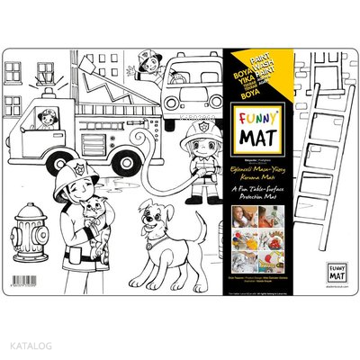 Akademi Çocuk-Funny Mat- İtfaiyeler