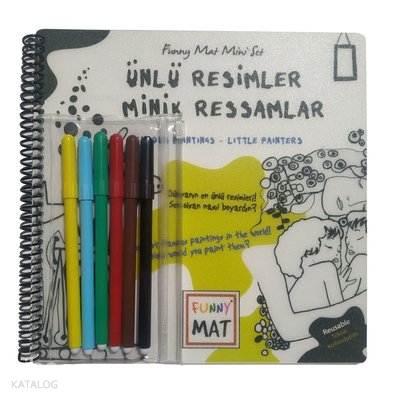 Akademi Çocuk-Funny Mat - MİNİ SET - ÜNLÜ RESİMLER MİNİK RESSAMLAR (KA