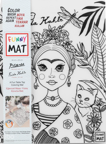 Akademi Çocuk Funny Mat - Pablo Picasso ve Frida Kahlo