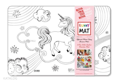 Akademi Çocuk-Funny Mat - Unicorn