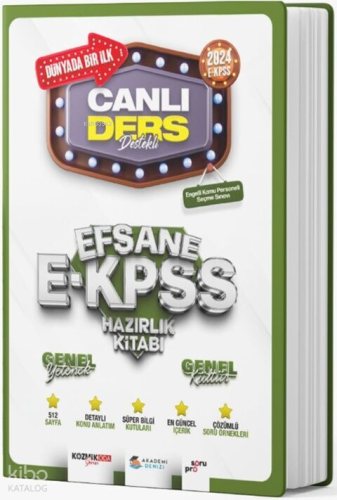 Akademi Denizi 2024 EKPSS Genel Kültür Genel Yetenek Canlı Ders Efsane