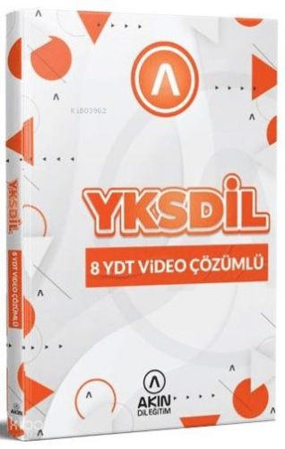 Akın Dil Eğitim YKSDİL 8 YDT Video Çözümlü