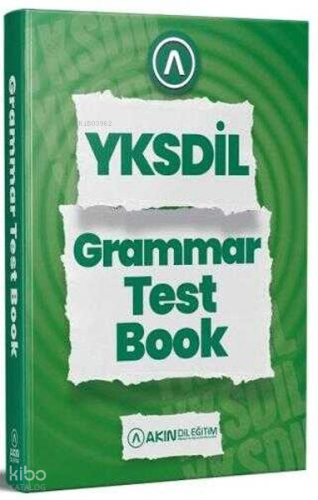 Akın Dil Eğitim YKSDİL Grammar Test Book