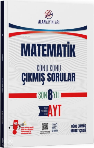 Alan Yayınları AYT Matematik Konu Konu Çıkmış Sorular Son 8 Yıl