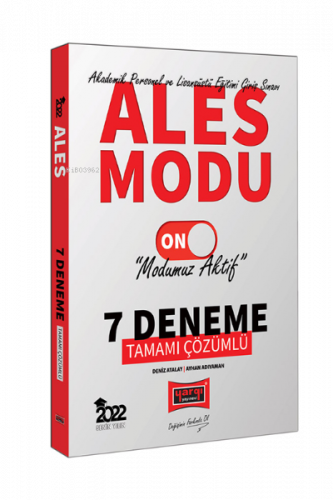 ALES Modu Tamamı Çözümlü 7 Deneme