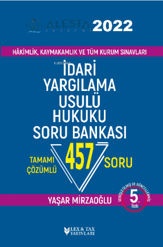 Alesta İdari Yargılama Usul Hukuku Soru Bankası