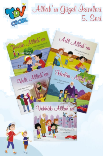 Allah’ın Güzel İsimleri 5. Seri 5 Kitap Takım