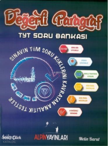 Alpin Yayınları Değerli Paragraf TYT Soru Bankası