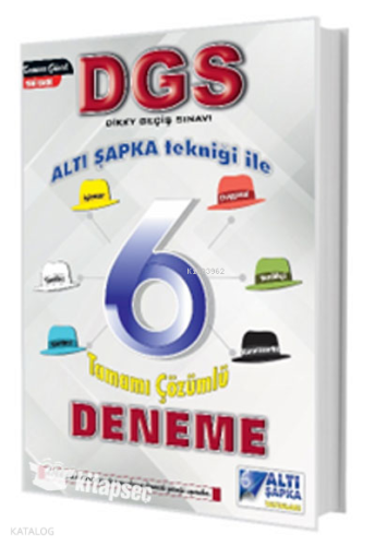 Altı Şapka Yayınları DGS 6 Deneme