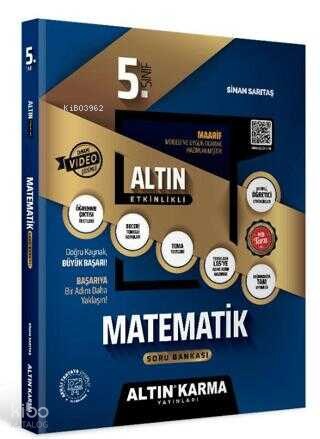Altın Karma 5.Sınıf Matematik Altın Etkinlikli Kazanım Soru Bankası