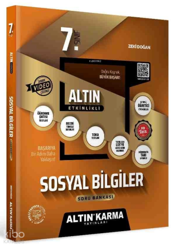 Altın Karma 7. Sınıf Sosyal Bilgiler Altın Etkinlikli Kazanım Soru Ban