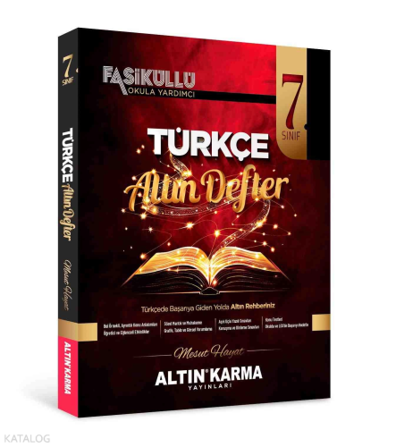 Altın Karma 7. Sınıf Türkçe Altın Defter