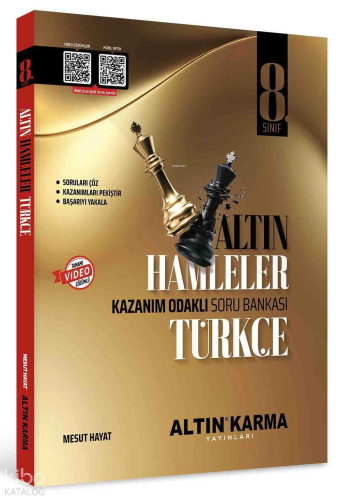 Altın Karma 8. Sınıf Türkçe Altın Hamleler Kazanım Odaklı Soru Bankası