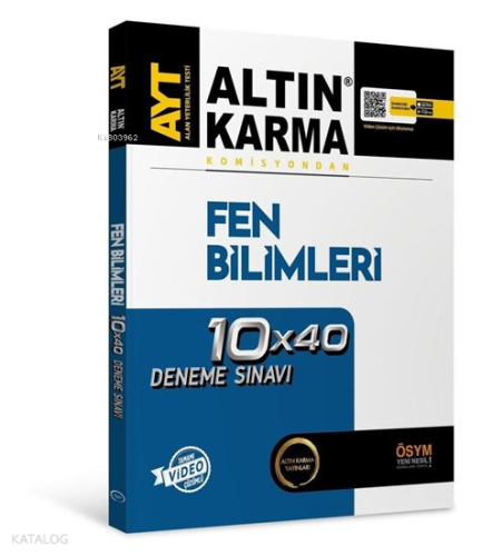 Altın Karma Ayt Fen Bilimleri Deneme