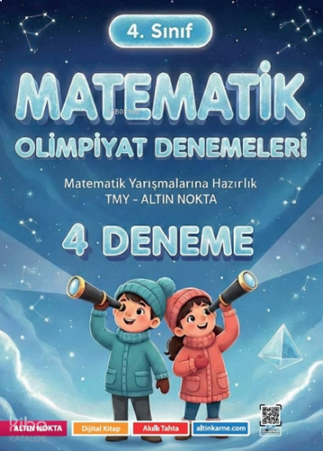 Altın Nokta 4. Sınıf Matematik Olimpiyat Denemeleri 4 Deneme