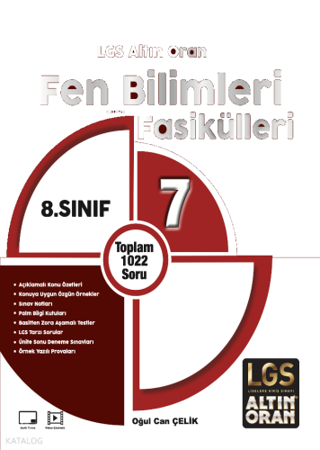 Altın Oran 8. Sınıf Fen Bilimleri Fasikülleri (7 Fasikül)