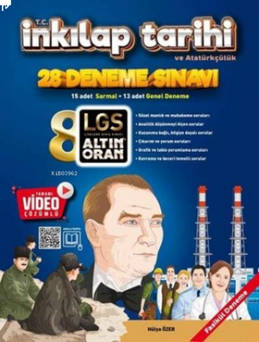 Altın Oran 8.Sınıf İnkilap Tarihi 20 Deneme Tamamı Video Çözümlü