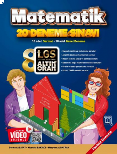 Altın Oran 8.Sınıf Matematik 20 Deneme Tamamı Video Çözümlü
