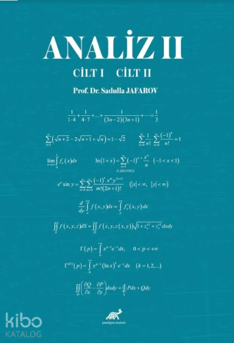 Analiz II (Cilt I - Cilt II)